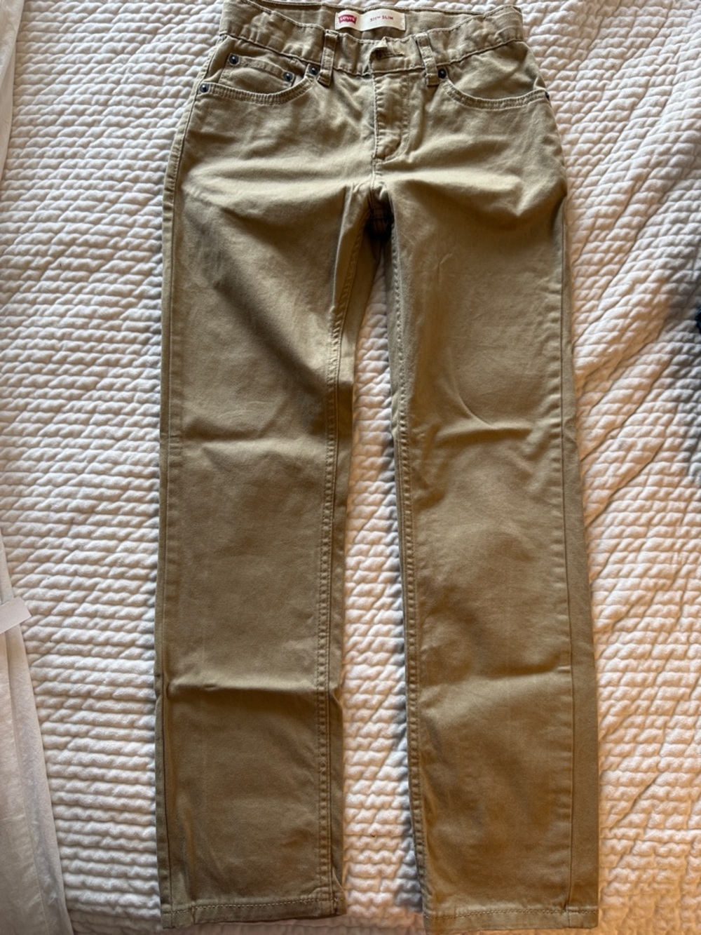 Levi's Tan Straight Leg Jeans